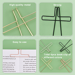 8 pieza de clips de hierro de 4 colores&nbsp;IFIN-GA0001-46