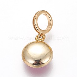 Charms pendenti europei smaltati in ottone&nbsp;KK-E763-04