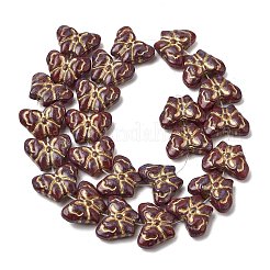 Perles en verre peintes&nbsp;GLAA-Z021-03