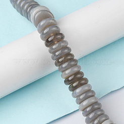 Natürlichen graue Achat Perlen Stränge&nbsp;G-F743-06B