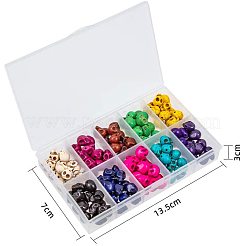Perline turchese sintetico&nbsp;TURQ-PH0001-01-10x12mm