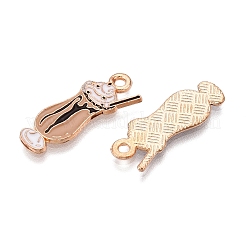 Pendente smaltati in lega&nbsp;ENAM-T020-49-RS
