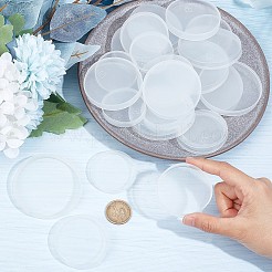 24 pz. 4 tappi di bottiglia di plastica di ricambio per bottiglie di budino in vetro&nbsp;AJEW-GF0006-30
