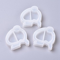 DIY Treibsand Schmuck Hase Silikonformen&nbsp;LS-DIY-WH0148-64