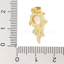 Pendentifs de placage en laiton&nbsp;KK-K293-24K-G