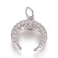 Colgante micropavé cubic zirconia de latón&nbsp;ZIRC-G166-06
