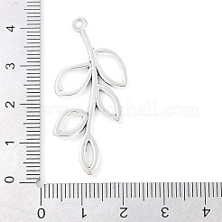Stile tibetano ciondoli filiali in lega&nbsp;TIBEP-Q043-317-RS