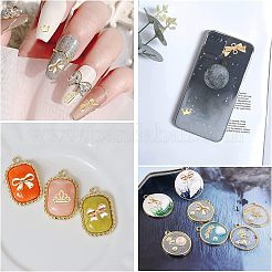 Zubehör für Cabochons aus Legierung&nbsp;PALLOY-OC0002-47G