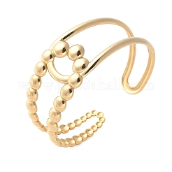 Bracelets manchettes en acier inoxydable 304 pour femmes&nbsp;BJEW-U032-07G