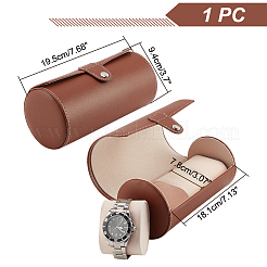 Scatole per orologi in pelle sintetica a colonna&nbsp;CON-WH0094-07B