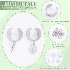 Kit para hacer anillos con dijes de diy&nbsp;DIY-UN0003-69