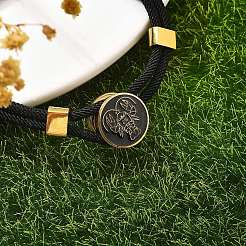 Pulseras de múltiples hilos con cordones de nailon de constelación&nbsp;BJEW-U016-01A-05