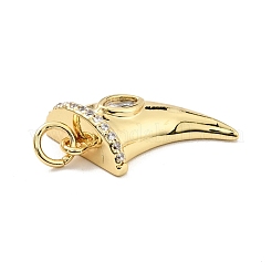 Ottone micro spianare pendenti zirconi&nbsp;KK-E015-29G