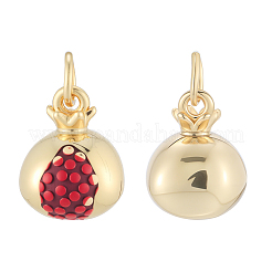 9 pendentif en laiton émaillé de 9 styles&nbsp;KK-BBC0019-50
