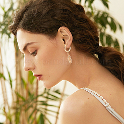 12 pièce de 6 boucles d'oreilles créoles en acier inoxydable 201 de taille 24&nbsp;STAS-UN0045-55