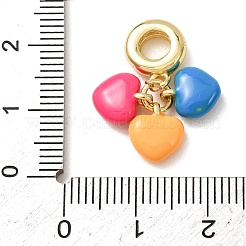 Muttertags-Anhänger aus Messing und Emaille&nbsp;KK-CBADE12-01G