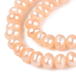 Brin de perles de culture d'eau douce naturelles&nbsp;PEAR-N015-04C-02B