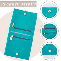 3 sac de rangement pliable en velours pour bijoux&nbsp;ABAG-CN0001-69C