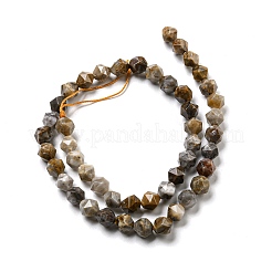 Fili di perle di agata naturale gobi&nbsp;G-NH0012-B03-01