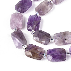 Natürlichen Amethyst Perlen Stränge&nbsp;G-T139-71