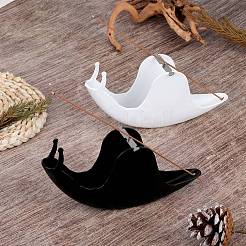 Plaque d'encens anti-moustique créative en fer ignifuge avec porte-encens anti-moustique en forme d'escargot&nbsp;JX838B
