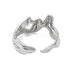 Bagues de manchette en acier inoxydable 304 pour femmes&nbsp;RJEW-M019-38P