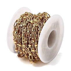 Catene a maglie ovali testurizzate in ottone&nbsp;CHC-C014-20G