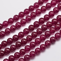 Natürliche und gefärbte Perle Malaysia Jade Stränge&nbsp;G-A146-8mm-A15