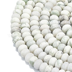 Natürliche Frieden Jade Perlen Stränge&nbsp;G-P575-A25-8x5mm