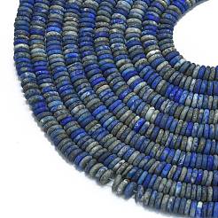 Mattierte natürliche Lapislazuli-Perlenstränge&nbsp;G-K389-C09-01