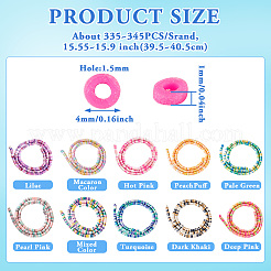 10 Strang 10 Farben handgemachte Polymer Clay Perlen&nbsp;CLAY-TA0001-52