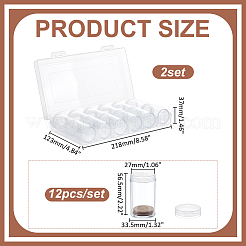 Caja de almacenamiento de monedas de plástico&nbsp;AJEW-WH0709-159