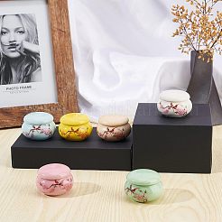 6 Stück Mini-Tee-Vorratsbehälter aus Porzellan in 6 Farben&nbsp;CON-NB0001-94
