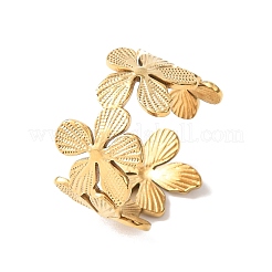 Anillos de puño abiertos de acero inoxidable 304 para mujer&nbsp;RJEW-K309-37D-G
