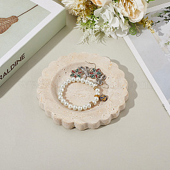 Piatti portagioie in marmo&nbsp;AJEW-WH20020-239B