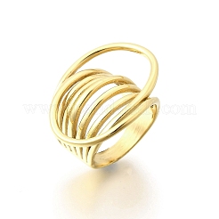 Fingerringe aus Edelstahl 304&nbsp;RJEW-D320-12G