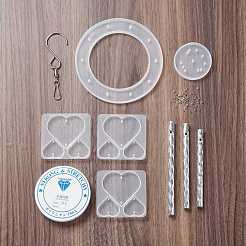 Bausätze für Herz-Windspiele zum Selbermachen&nbsp;DIY-C054-12
