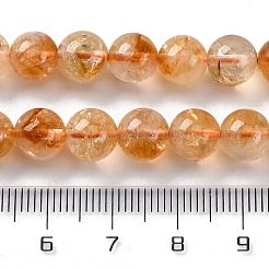 Erhitzte natürliche Citrinperlenstränge&nbsp;LS-G-P466-01C-01
