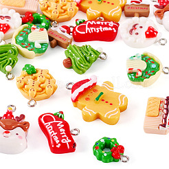 20 stücke 10 arten weihnachten thema rsin anhänger&nbsp;RESI-TA0004-85