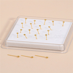 20 Stück runde Nasenstecker aus Messing&nbsp;WGFA8C5-03