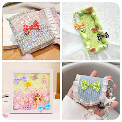 90 Stück 9 Farben Polyester Ornament Zubehör&nbsp;DIY-TA0012-88