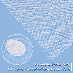 Velo di organza a rete con occhi grandi&nbsp;DIY-WH0028-81A