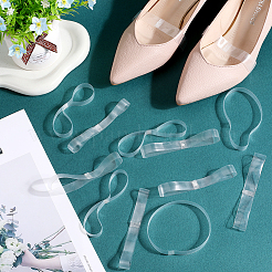 12 Paar transparente TPU-Schnürsenkel in 3 Stilen für hochhackige Schuhe&nbsp;FIND-CP0001-96