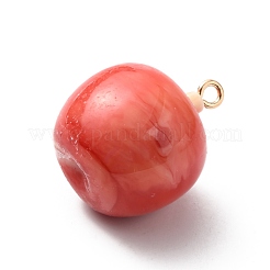 Undurchsichtige Harzanhänger&nbsp;RESI-WH0026-36