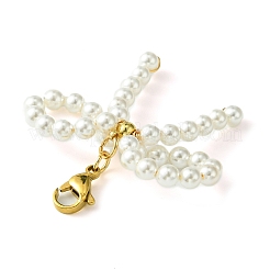 Décorations de pendentif de nœud papillon de perle de coquille&nbsp;HJEW-TA00115