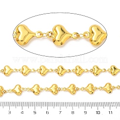 Catene a maglie a cuore in acciaio inossidabile 304 con rivestimento a cremagliera&nbsp;CHS-N009-01B-G
