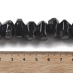 Natürliche schwarze Achat Perlen Stränge&nbsp;G-K392-A18