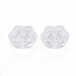 Perline di vetro trasparenti con vernice da forno&nbsp;GLAA-S190-021-A04