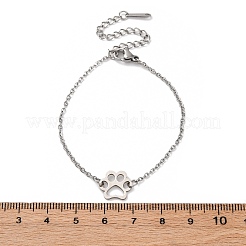 Anlaufgeschützte Gliederarmbänder aus 201 Edelstahl&nbsp;STAS-T040-JN020-1