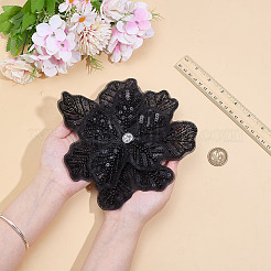 3D-Polyester-Stickgarn zum Aufbügeln/Aufnähen von Patches&nbsp;PATC-WH0023-21A